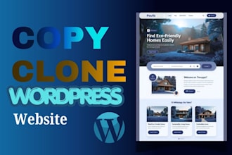 copy clone website into wordpress with elementor pro