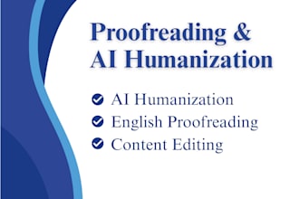 proofread, edit, and improve your english content professionally