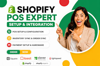 shopify pos setup square pos clover pos toast pos odoo pos inventory sync
