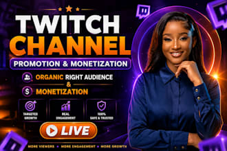organically grow your twitch stream to real audiences