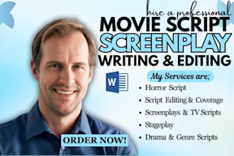 ghostwrite movie script, screenplay, screenwriting,  film script, horror scripts