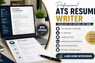 write ats resume, ai resume, CV, cover letter and optimize linkedin