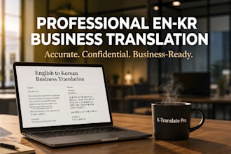 provide 24 hour fast english to korean translation