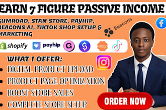 setup stan store, stan store marketing, tiktok shop, beacons ai, gumroad, payhip