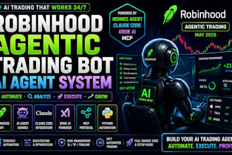 build robinhood agentic trading bot ai agent hermes desktop claudecode grok mcp