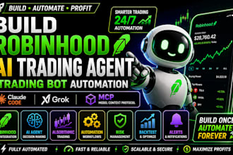 build robinhood ai trading agent claude code grok mcp trading bot automation