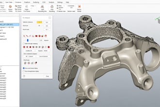 do reverse engineering, stl to cad, scan to cad, step file, parametric cad dfm