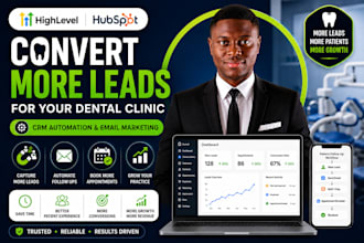 convert more leads for dental clinic with CRM automation and email marketing