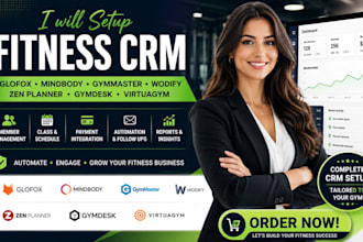 setup fitness CRM glofox mindbody gymmaster wodify zen planner gymdesk virtuagym