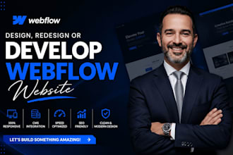 design, redesign, or develop web flow website