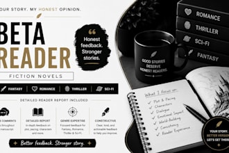 be be your fantasy romance thriller scifi beta reader
