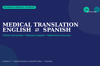 translate medical and scientific documents