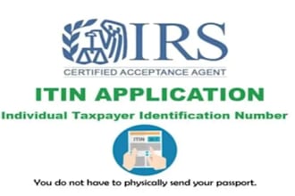 get your itin individual taxpayer number as irs caa for non USA residence