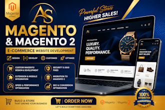 develop, customize and redesign magento and magento 2 ecommerce website