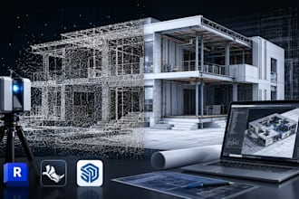 convert laser scan and point cloud files into accurate bim models