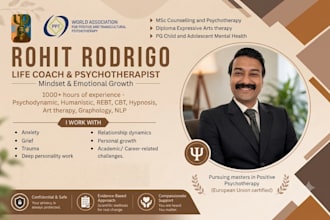 be your personal life coach and mindset counselor