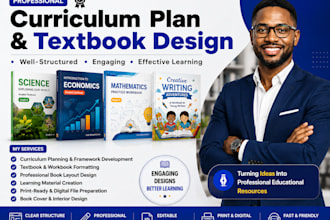 professional educational workbook, textbook and  KDP book design specialist