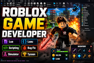 do roblox game development, make roblox scripts as a roblox game developer