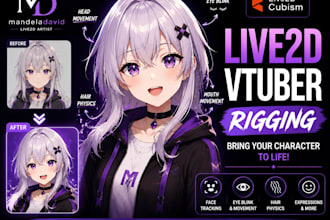 rig your vtuber model in live2d cubism with smooth animation