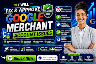 fix google merchant centre misrepresentation and website need improvement issue