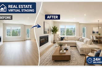 do real estate virtual staging, virtual renovation, home staging