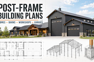 design post frames, barns, workshops, and garages in revit