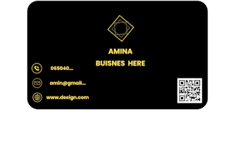 design a professional and modern business card