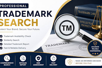 do a professional trademark search and provide a detailed report