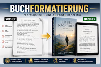 ich formatiere dein buch für kindle und print