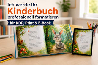 ihr kinderbuch professionell fur KDP, print, ebook formatieren