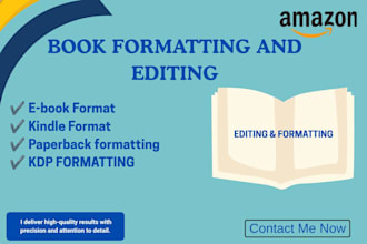 format ebook, paperback formatting kindle formatting