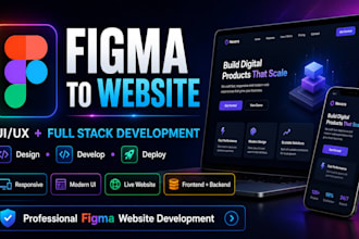 design develop and deploy your full stack website from figma