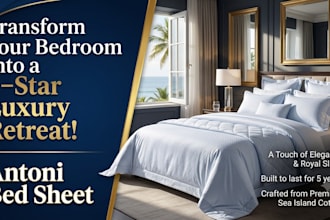 write luxury brand ad copy for bed sheets and bedding
