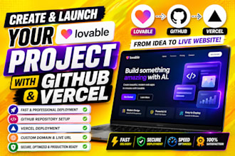 create and launch your lovable project with github and vercel deployment