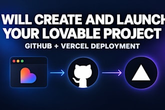 create and launch your lovable project with github and vercel deployment