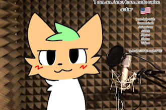 do voice acting as a male actor
