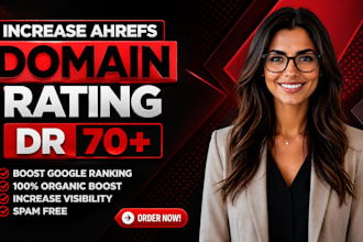 boost domain rating aherfs dr 70 plus SEO dofollow backlinks