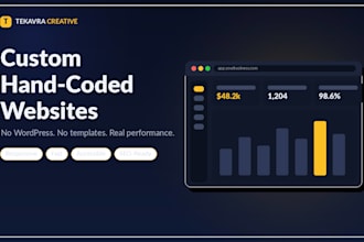 build a fast, custom hand coded website for your business