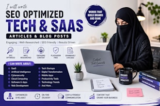 write high quality SEO content for tech and saas companies