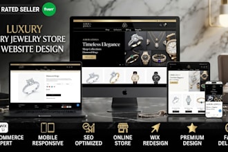 build jewelry store wix websites luxury websites online store websites
