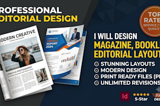 design magazine, booklet, editorial layout in adobe indesign