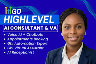 setup gohighlevel voice ai workflow automation gohighlevel sales funnel ghl VA