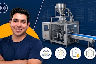 food processing equipment, food machinery cad, packaging machine cad pro service