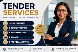 write professional rfp responses, tender proposals and bid submissions