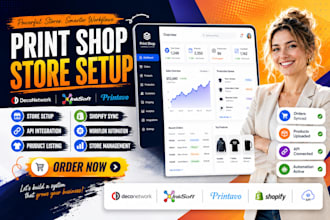 deconetwork store setup inksoft print store manager printavo product listing API
