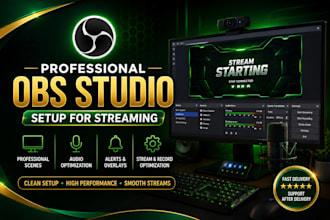 configure obs studio for professional live streaming