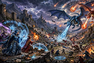 draw fantasy illustrations, concept art, and card game art