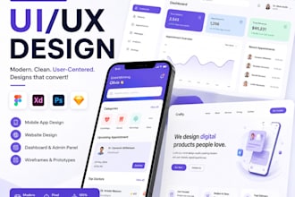 do figma website design, website ui ux design, ui ux design
