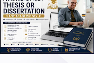 format your thesis or dissertation in any academic style
