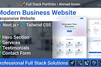 build a full stack web app